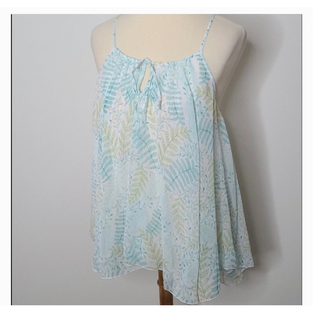 Lauren Conrad Swept Ashore Hanky Hem Cami Blouse